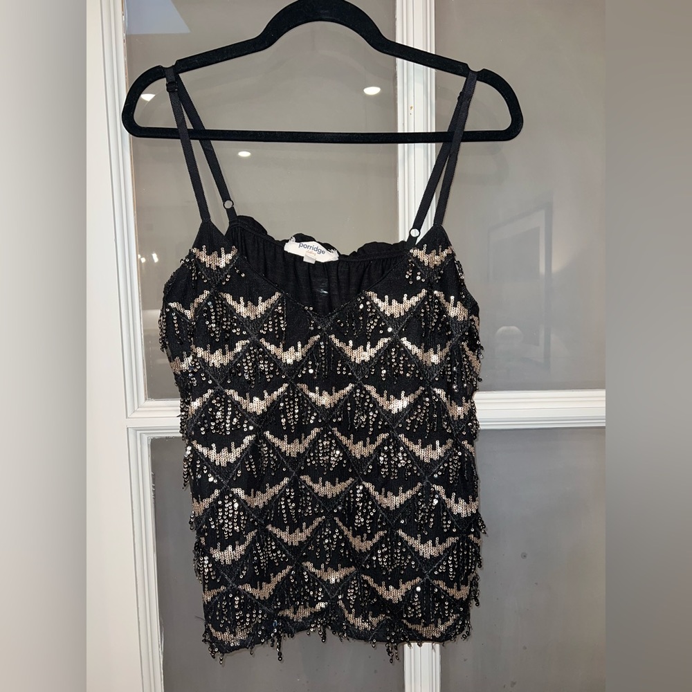 Porridge L Sequin Tank Top
